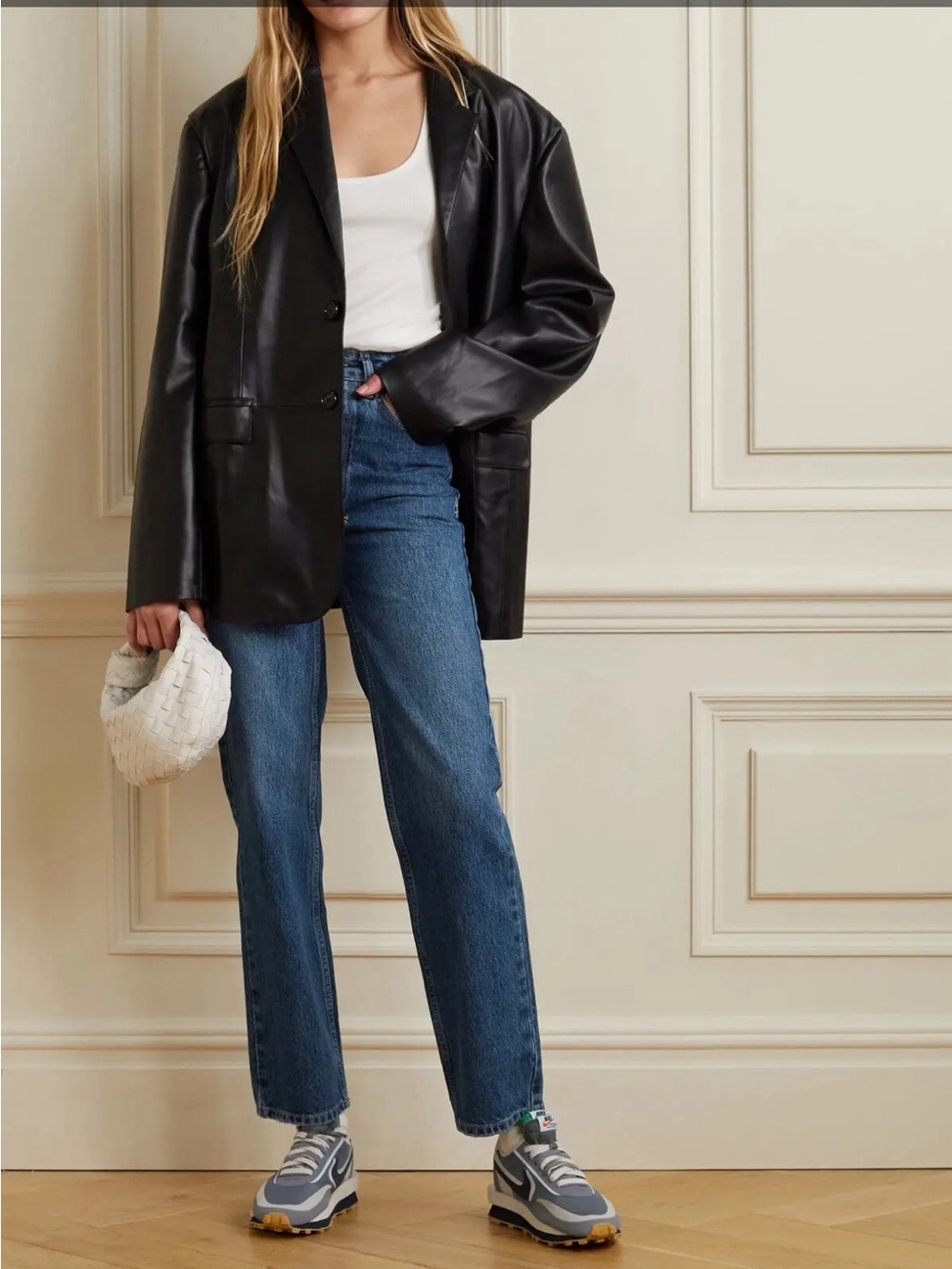 Ksubi Brooklyn Jean Stella Mid Rise Straight Leg Jean in Blue Size 29